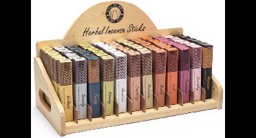Display set kruidenwierook zonder bamboe met houder