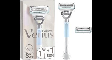 Gillette Venus Satin Care Scheermes - Voor Huid En Schaamhaar - Voor Vrouwen - 2 Scheermesjes