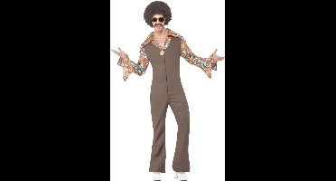 Smiffys - Groovy Boogie Kostuum - M - Bruin