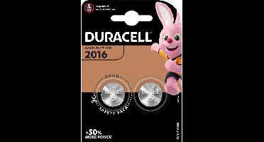 Duracell Lithium CR2016 3V - 2 stuks