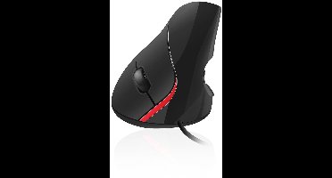 Ewent Optische Verticale Muis met Draad – Ergonomisch - 1000 DPI – 5 knoppen – EW3156