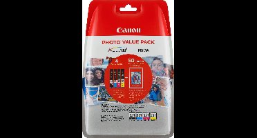 Canon CLI-551 - Inktcartridge - Zwart / Cyaan / Geel / Magenta