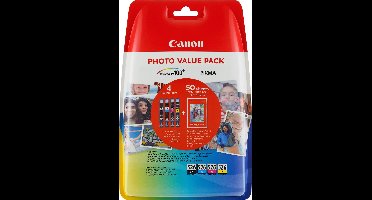 Canon CLI-526 C/M/Y/BK Zwart, Cyaan, Geel, Magenta inktcartridge