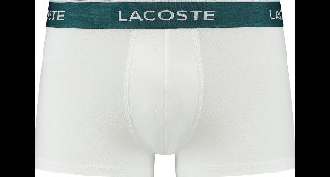 Lacoste Heren 3-pack Trunk - Zwart/Grijs/Wit/Blauw - Maat L