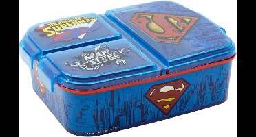 Superman Broodtrommel 3 Vakjes