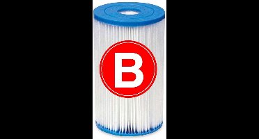 IntexFilter Cartridge Type B Filter voor Zwembad - Intex 29005 - Intex zwembadfilter - Type B - Zwembad filter cardrige