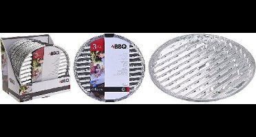 BBQ Barbecue Grillschalen Rond 3stuks