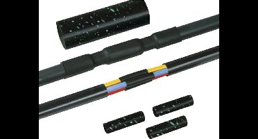 HellermannTyton 380-04005 LVK-5x1.5-6 PO-X BK Verbindingsmof zonder schroefverbinder Kabel-Ø: 12 - 48 mm Inhoud: 1 stuk