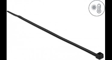 Kabelbind warmtebestendig l 380 x w 4,8 mm zwart 100 stuks