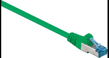Goobay - S/FTP netwerkkabel CAT6a - Groen - 0,25 meter