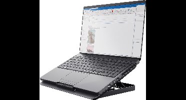Trust Exto Laptop Koelstandaard - Laptop standaard – Koelstandaard – Verstelbare hoogte – Geschikt tot 16 inch – Grijs
