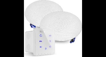 Inbouw versterker met 2 plafondspeakers - Power Dynamics Powerline A50WSet