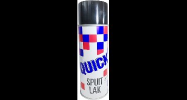 Quick Zwarte hoogglans lak - snelle droging - veelzijdig gebruik - 400 ml