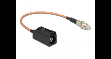 Fakra A (v) - FME (v) adapter kabel - RG316 - 50 Ohm / transparant - 0,20 meter