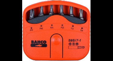 Bahco Bitset 8 delig PH-PZ-TORX