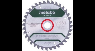 Cirkelzaagblad precisiesnede hout klassiek D160x2.2/1.4xboring20m...