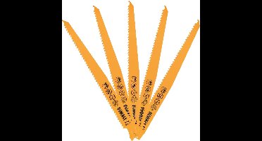 Reciprozaagblad - DT2349 -BiM 228x3,6-5,1mm voor hout met spijkers (5 ST.)