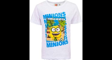 The Minions wit t-shirt "#vamosalaplaya" | maat 104