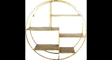 Non-Branded Wandrek Gordonville 26 x 92 cm Staal Goud