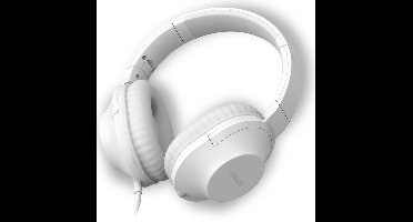 Qware Sound - Koptelefoon Kinderen – Koptelefoon Volwassenen - Koptelefoon Bedraad - Wired - Kabel - Headphone - Wit