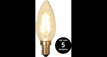 Soft Glow Kaarslamp - E14 - 1.5W - set van 5