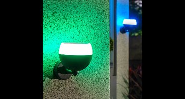 Slimme solar wandlamp 'Orion' - RGBWW - Smart Life app - Slimme verlichting - Werkt op zonne-energie