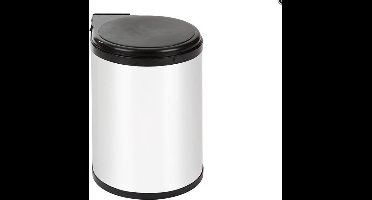 Practo - Home - Afvalbak - inbouw - 14 - L - wit - en - zwart