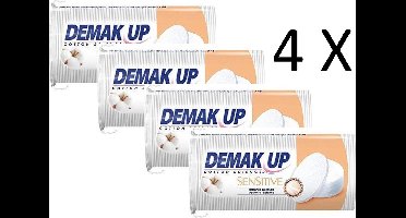Demak'up Wattenschijfjes Sensitive - 4  Verpakkingen van 48 Stuks