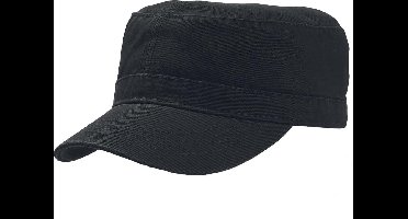 Atlantis Chino Cotton Uniform Military Cap (2 stuks) (Zwart)
