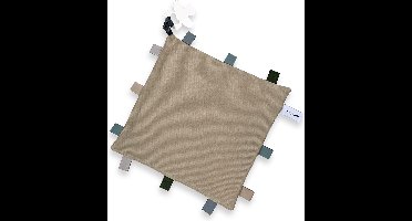 labeldoekje speen cream | speendoekje | speenknuffel | knuffeldoek | funnies | cream | speen | speenkoord | baby