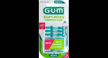 3x GUM Soft-Picks Comfort Flex Large 40 stuks