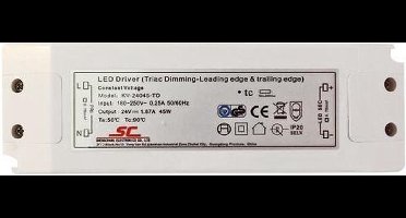 Ledl LED Trafo 45W 24V DC 1870mA Triac IP20 CV