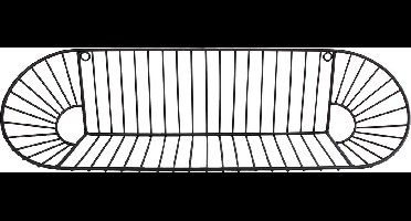 Gifts Amsterdam Wandschap Merel 60 X 15 X 15 Cm Staal Zwart