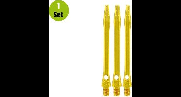 Aluminium Dart Shafts - Goud - Short - (1 Set)