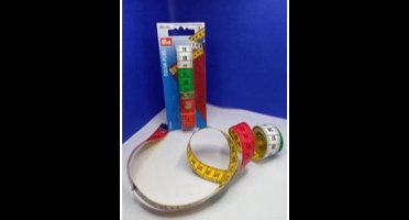 PRYM CENTIMETER LINT MET DRUKKNOOP 150CM PER STUK.