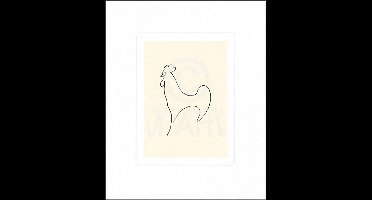 Kunstdruk Pablo Picasso - Coq-Detail 50x60cm