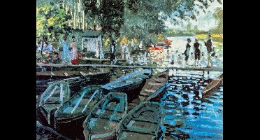 Kunstdruk Claude Monet - Bathers at la Grenouillers 80x60cm