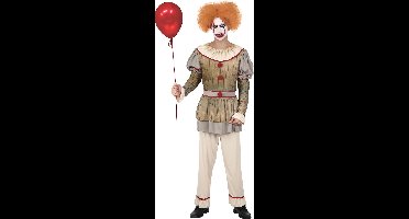 Vegaoo - Psycho horror clown kostuum voor mannen