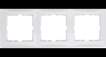 Berker Afdekraam 3-Voudig Wit mat B1-B.3-B.7 (Te combineren met Berker S1 serie)