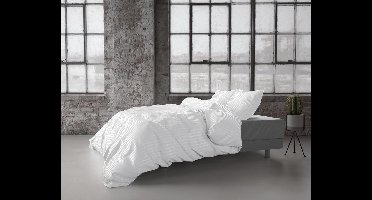 Zensation Dallas - Dekbedovertrek Hotel - 240x200/220 + 2 kussenslopen 60x70 - Wit