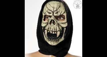 Latex Horrormasker Skelet met Doek