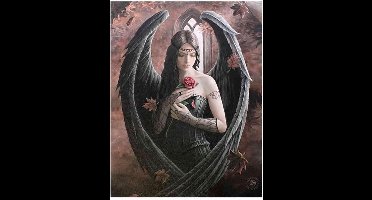 Anne Stokes - Angel Rose - Canvas afbeelding