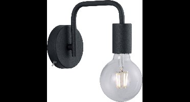 TRIO DIALLO - Wandlamp - Mat zwart - E27 - Binnenverlichting