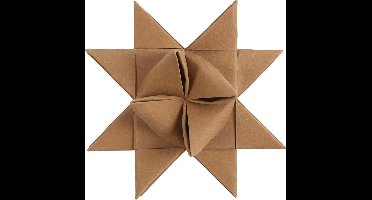 Creotime Sterstroken Faux Leather 44-78 Cm Bruin 24-delig