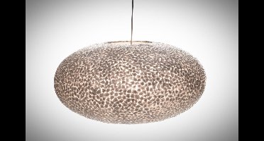 Hanglamp woonkamer Design Ufo white capiz schelp 40 cm