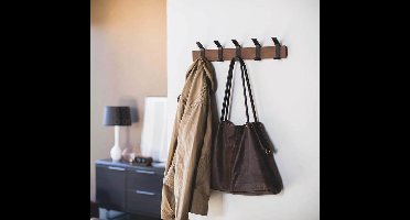 Yamazaki Wandkapstok - Rin - Bruin