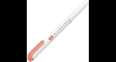 Zebra Mildliner Double-Sided Highlighter - Fine / Bold – Mild Vermilion / WKT7