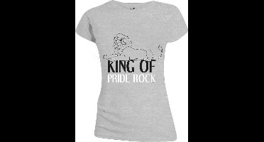 THE LION KING - KING OF PRIDE ROCK WOMEN T-SHIRT - GREY
