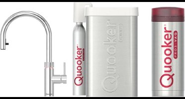 Quooker Cube Flex Chroom met Pro3-VAQ Boiler