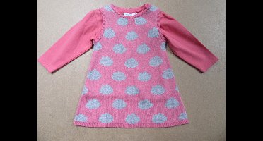 noukie's , overgooier+ tshirt gebreid in rose , 6 maand 68